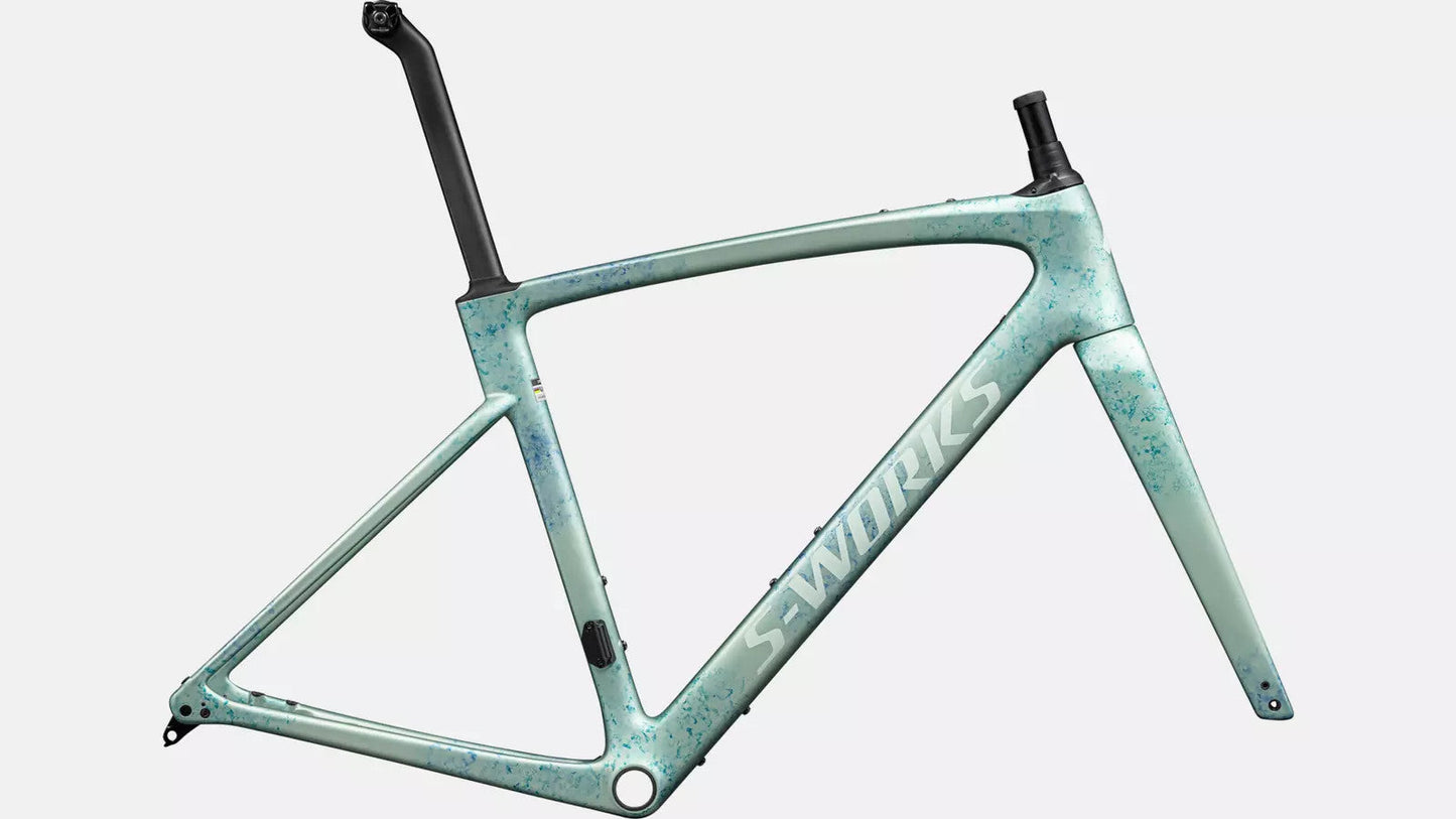 ROUBAIX SW FRMSET METWHTSGE/INK/WHTSGE 54