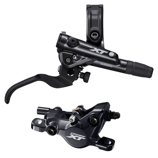 Shimano Deore XT BL-M8100/BR-M8100 Disc Brake and Lever - Rear Hydraulic Post Mount 2-Piston Black