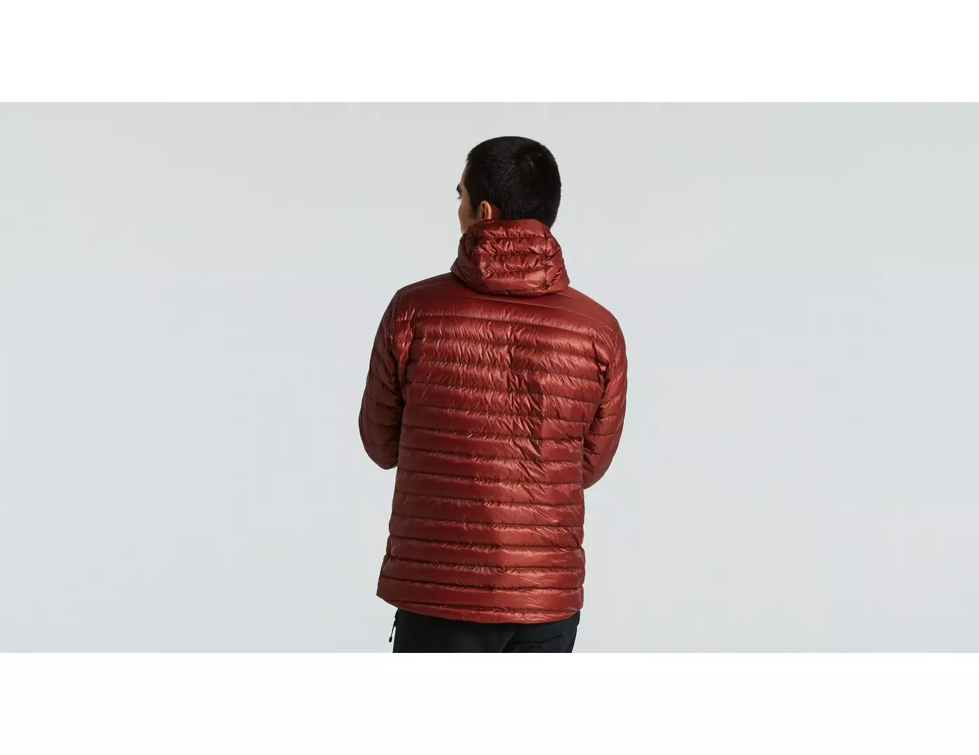 PACKABLE DOWN JACKET MEN'S RUSTED RED M